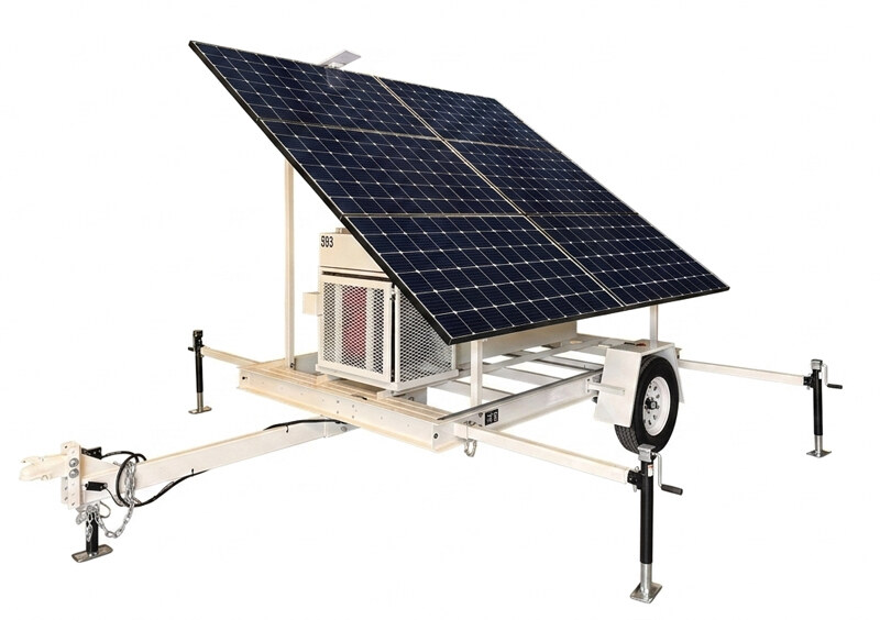 SRX-6 Solar Generator, deployed
